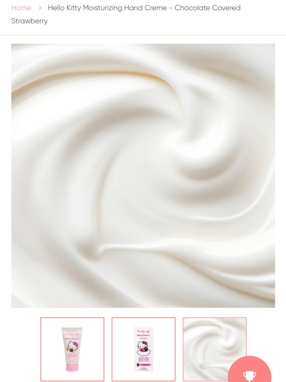 Hello Kitty Pink and White Moisturizing Hand Crème - Picture 4 of 4